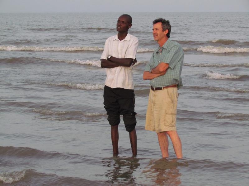 Andy and Francis Ekai Lake Turkana 2013
